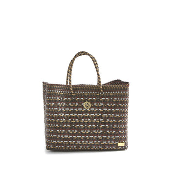 SMALL TAUPE TOTE BAG