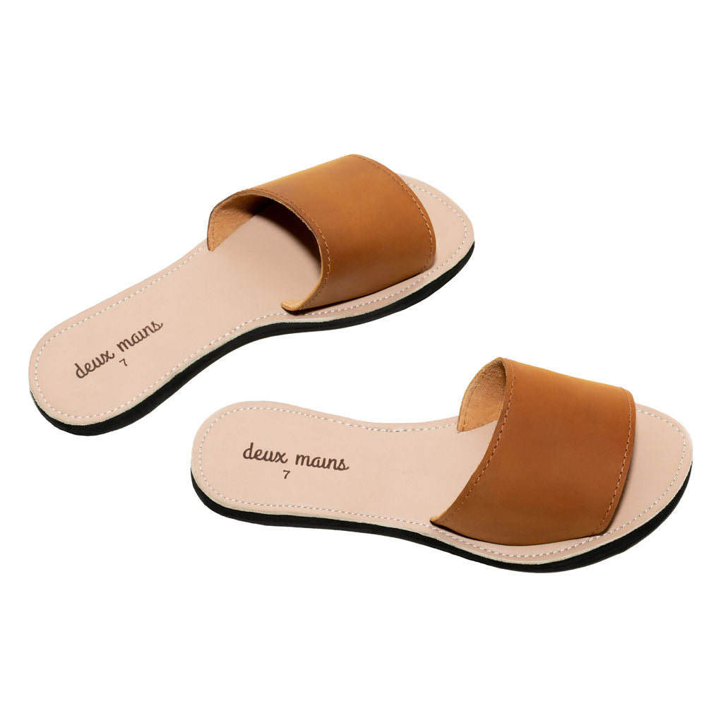 Classic Leather Slide Sandal
